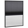 vidaXL Plisse Insect Screen for Windows Aluminium 60x80 cm with Shade