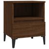 vidaXL Bedside Cabinets 2 pcs Brown Oak 40x35x50 cm
