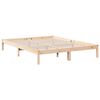 vidaXL Extra Long Bed Frame without Mattress 140x210 cm Solid Wood Pine