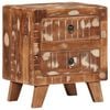vidaXL Bedside Cabinet 2 pcs 40x32x46 cm Solid Wood Reclaimed