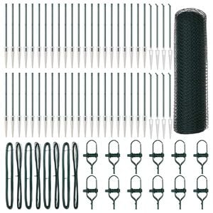 vidaXL Welded Wire Fence with Spikes 100 x 0.8 m (W x H)