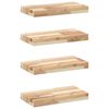 vidaXL Floating Shelves 4 pcs 40x20x4 cm Untreated Solid Wood Acacia