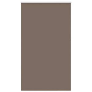 vidaXL Roller Blind Blackout Coffee 125x230 cm Fabric Width 121.6 cm Polyester