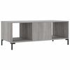 vidaXL Coffee Table Grey Sonoma 102x50x40 cm Engineered Wood