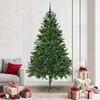 vidaXL Christmas Tree with 300 LEDs with Stand Green 210 cm PE