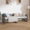 vidaXL Day Bed without Mattress Grey 80x200cm Solid Wood Pine