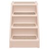 vidaXL Folding Dog Stairs Cream 62x40x49.5 cm