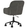 vidaXL Office Chair with Wheel Dark Grey 56 x 61.5 x 72 cm Velvet