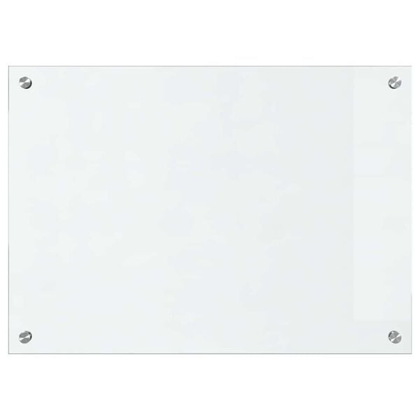 vidaXL Kitchen Backsplash Transparent 70 x 50 cm Tempered Glass