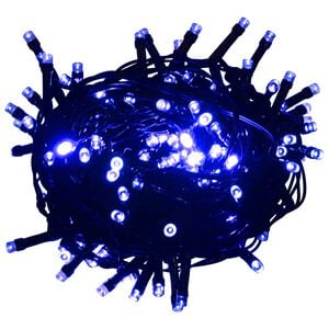 vidaXL Light String with 400 LEDs Blue 40 m 8 Light Effects