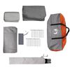vidaXL Car Tent Grey and Orange Waterproof
