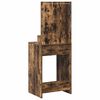 vidaXL Dressing Table Smoked Oak 50 x 41 x 135 cm Engineered Wood