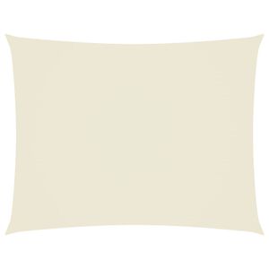 vidaXL Sunshade Sail Oxford Fabric Rectangular 4x6 m Cream