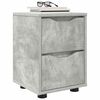vidaXL Bedside Tables 2 pcs Concrete Grey 30.5 x 30 x 43 cm