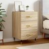 vidaXL Bedside Cabinet Sonoma Oak 40x40x66 cm Engineered Wood