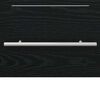 vidaXL Sink cabinet Black Oak 38.5 x 41 x 48 cm Engineered Wood