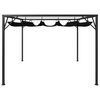 vidaXL Garden Gazebo with Retractable Roof Canopy 3x3 m Anthracite