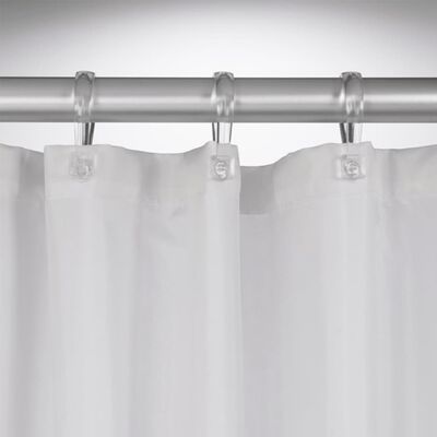 Sealskin Shower Curtain Madeira 240 cm White 238501510