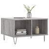 vidaXL Coffee Table Grey Sonoma 60x50x36.5 cm Engineered Wood