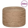 vidaXL Jute Rope 250 m Long 8 mm Thick