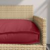 vidaXL Pallet Cushion Set 2 pcs Wine red 150 x 40 x 8 cm Oxford fabric