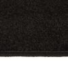 vidaXL Bed Carpets Shaggy High Pile 3 pcs Black