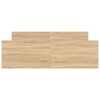 vidaXL Bed Frame without Mattress Sonoma Oak 140x190 cm