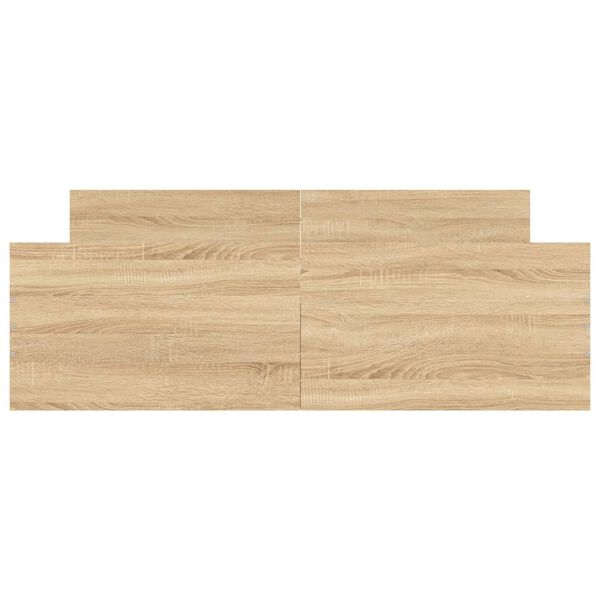 vidaXL Bed Frame without Mattress Sonoma Oak 140x190 cm