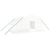 vidaXL Greenhouse with Steel Frame White 24 m&sup2; 6x4x2.85 m