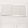 vidaXL Bathroom Mirror White 80x1.5x37 cm Engineered Wood