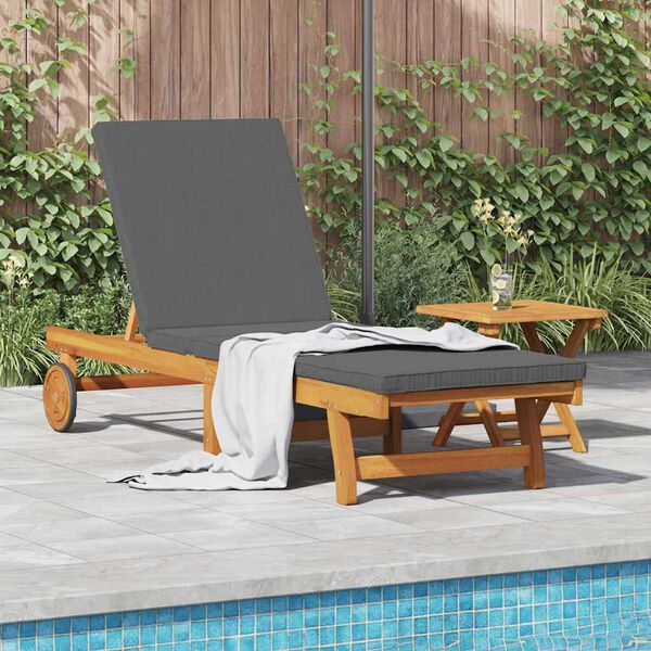 vidaXL Sun Lounger 2 pcs Brown 40 x 40 x 40cm Solid Acacia wood