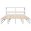vidaXL Bed Frame without Mattress White 160x200 cm Solid Wood Pine