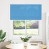 vidaXL Pleated Blind Blue 115x150 cm Fabric Width 114.4 cm Polyester
