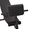 vidaXL Weight Bench Manual Black 132 x 54 x 100 cm Steel