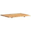 vidaXL Table Top Solid Acacia Wood 80x(50-60)x2.5 cm