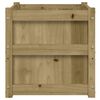 vidaXL Garden Planter 50x50x50 cm Impregnated Wood Pine
