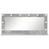 vidaXL Vanity Mirror with Mirror Concrete Grey 100 x 45 x 18 cm