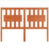 vidaXL Headboard Wax Brown 135 cm Solid Wood Pine