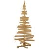 vidaXL Christmas Trees with Stand Brown 150 cm Solid pine wood