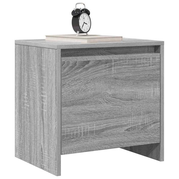 vidaXL Bedside Cabinet Grey Sonoma 45x34x44.5 cm Engineered Wood