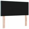 vidaXL LED Headboard with Headboard Dark Green 100 cm Faux Leather