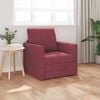vidaXL Sofa Bed Wine Red 74 x 77 x 81 cm Fabric