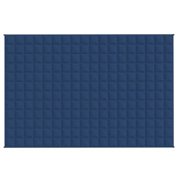 vidaXL Weighted Blanket Blue 122x183 cm 9 kg Fabric