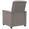 vidaXL Massage Chair Taupe Fabric