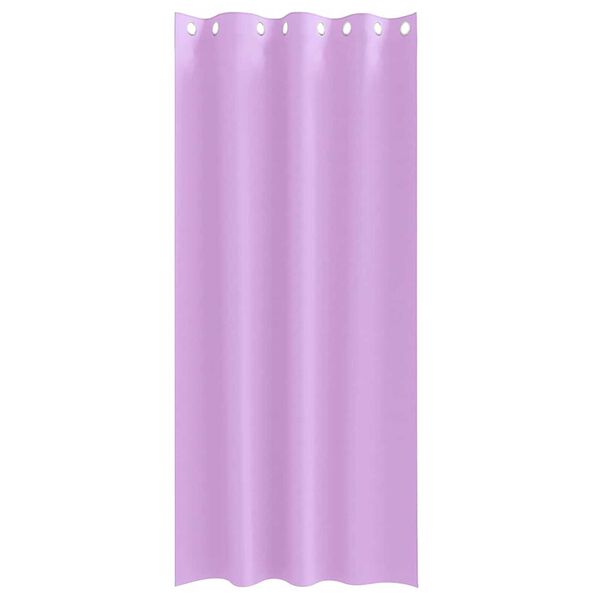 vidaXL Blackout Curtains with Rings 2 pcs Purple 245 x 140 cm