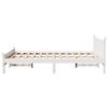vidaXL Bed Frame without Mattress White 160x200 cm Solid Wood Pine