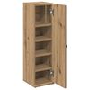 vidaXL Bathroom Cabinet with Roll Holder Artisan Oak 20.5x22x72 cm