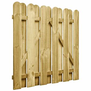 vidaXL Garden Gate Impregnated Pinewood 100x100 cm
