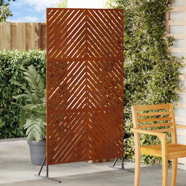 vidaXL Privacy Screen Grey 100 x 50 x 180 cm Steel