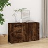 vidaXL Sideboard Smoked Oak 100x33x59.5 cm Engineered Wood